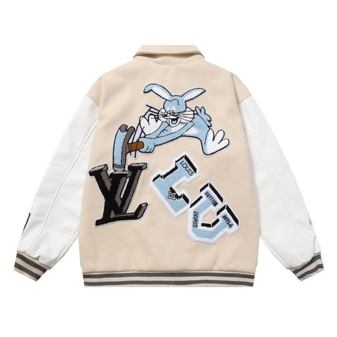 Louis Vuitton Bugs Bunny Letterman Varsity Jacket - Banlieue91