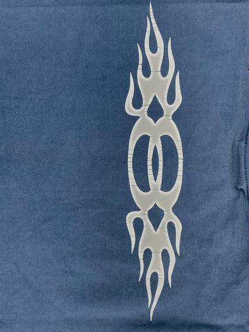 Balenciaga Light Blue T-Shirt Without Collar - Banlieue91