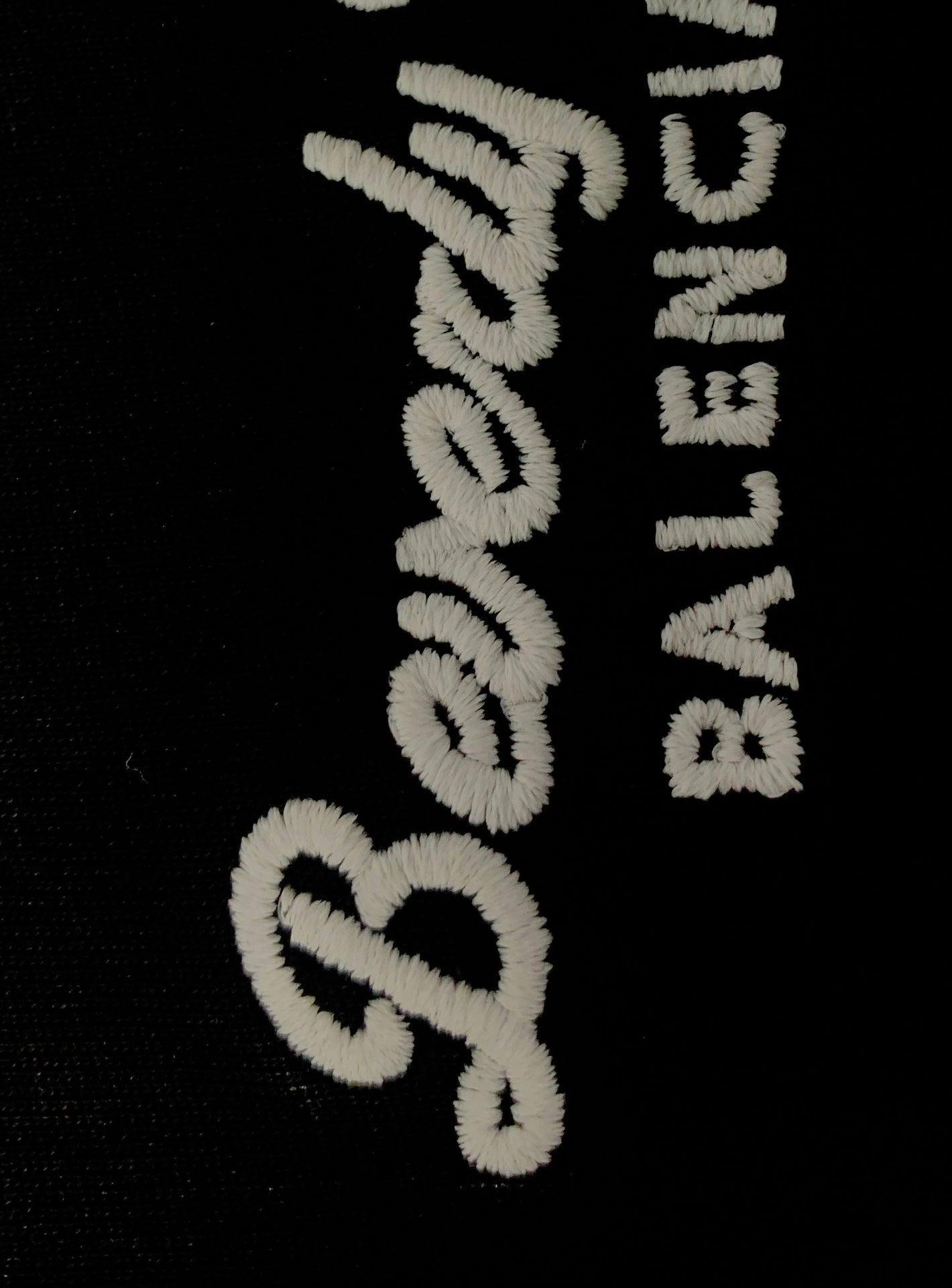 Balenciaga Black T-Shirt Without Collar - Banlieue91
