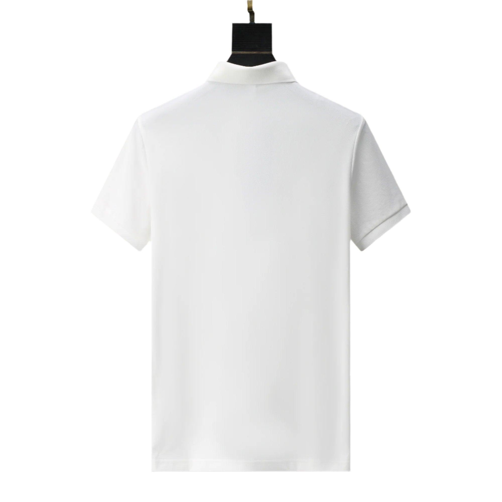 Burberry White T-Shirt With Collar - Banlieue91