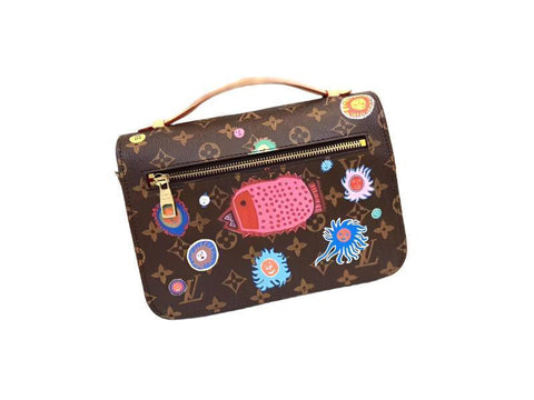 LOUIS VUITTON LV GHW Pochette Metis 2 Way Shoulder Bag Monogram Brown - Banlieue91