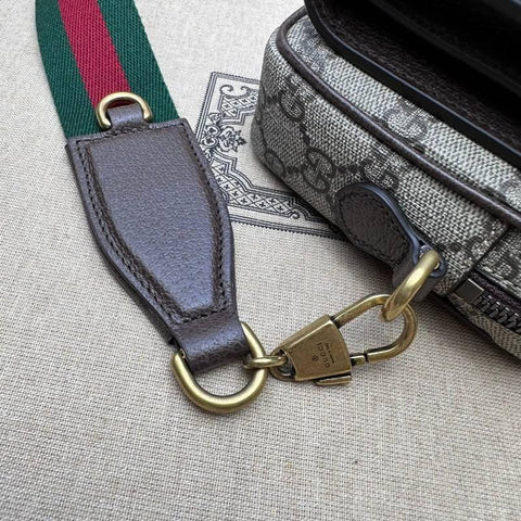 Gucci Grey GG Supreme Super Mini Bag - Banlieue91