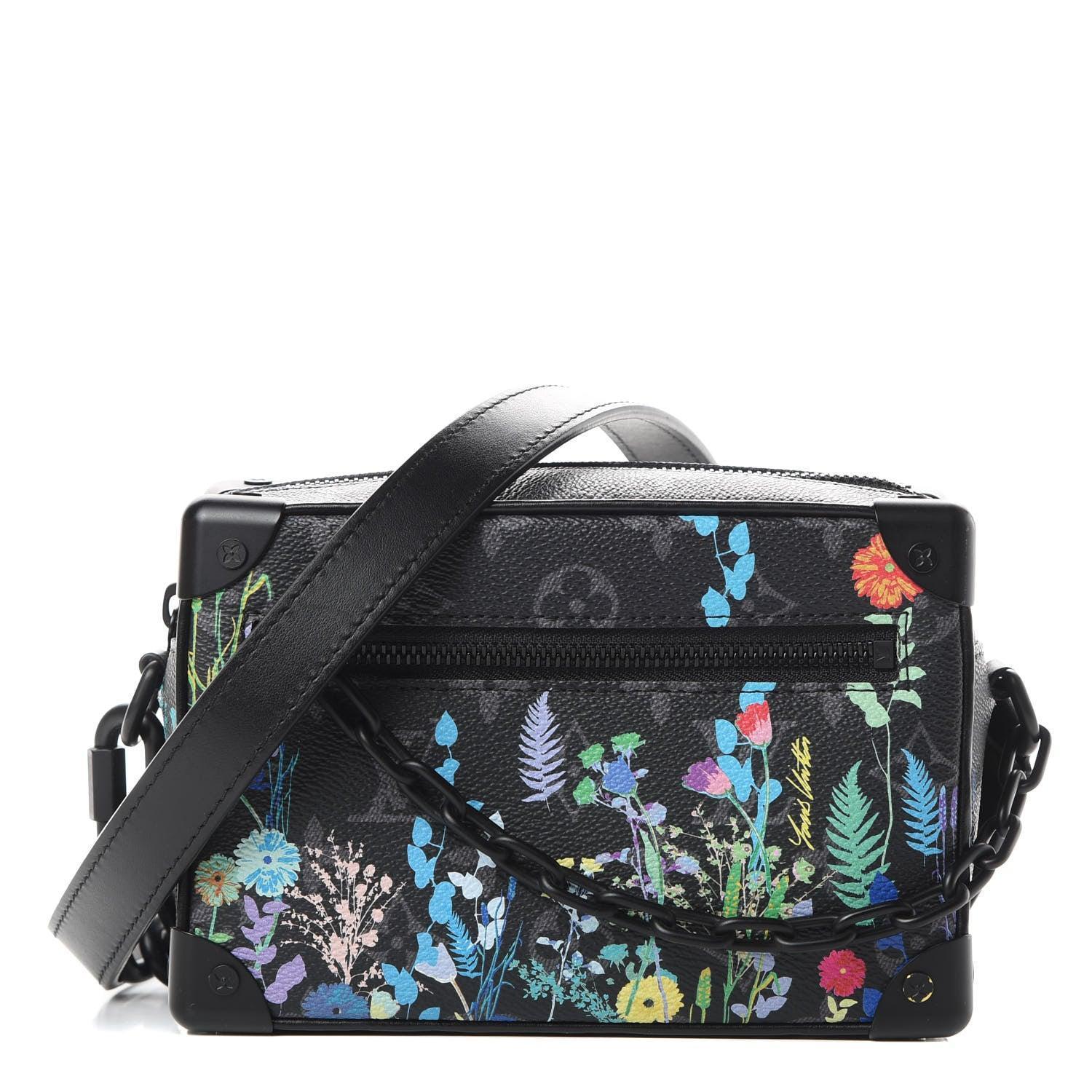 Louis Vuitton Monogram Eclipse Flower Print Mini Soft Trunk Women's Bag - Banlieue91