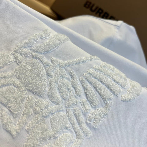 Burberry T-Shirt Without Collar 'White' - Banlieue91