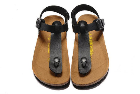 Birkenstock Women's Kairo Leather T-Strap Sandal - Banlieue91