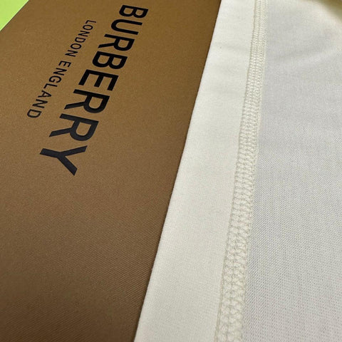Burberry T-Shirt Without Collar 'White' - Banlieue91