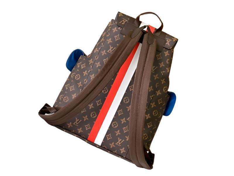 LOUIS VUITTON Christopher Men's Backpack Monogram Brown - Banlieue91