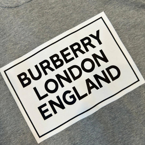 Burberry Grey T-Shirt Without Collar - Banlieue91