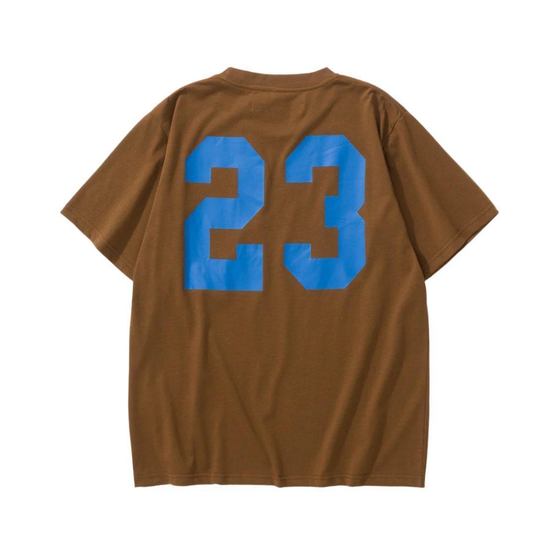 Off-White T-Shirt 23 Without Collar 'Brown' - Banlieue91