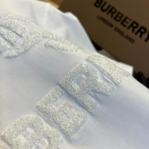 Burberry T-Shirt Without Collar 'White' - Banlieue91