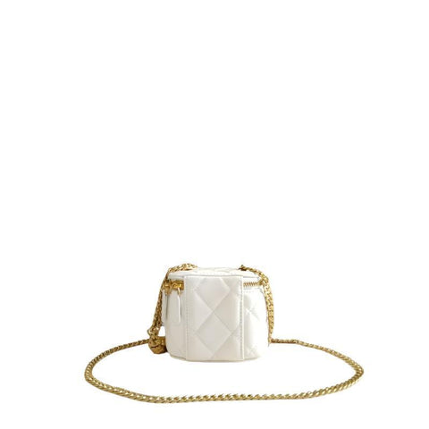 Chanel coco love long vanity case denim Camelia blue SHW - Banlieue91
