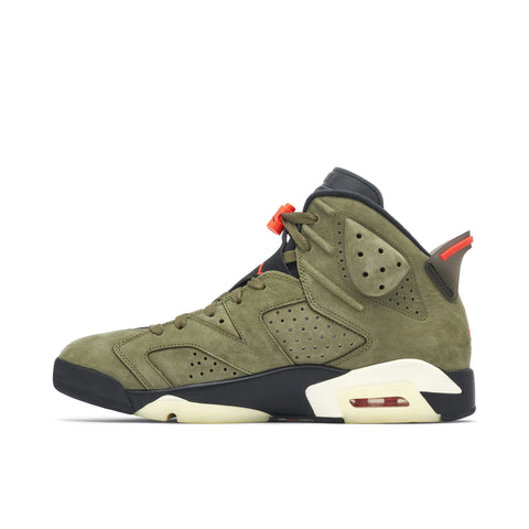 AIR JORDAN 6 X TRAVIS SCOTT MEDIUM OLIVE