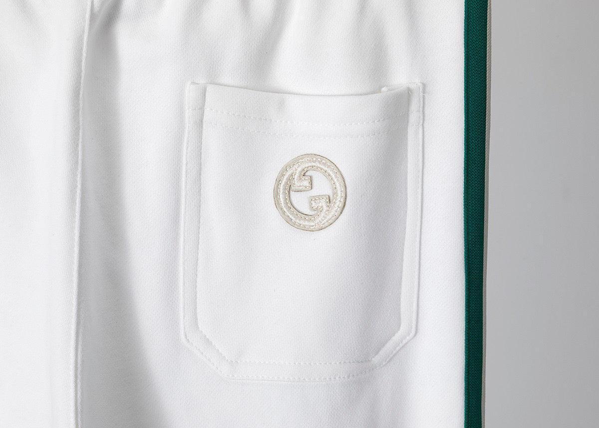 Gucci Long Pant 'White/Green' - Banlieue91