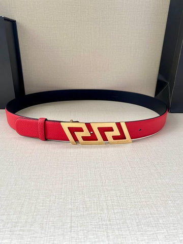 Versace Medusa Belt 'Red' - Banlieue91