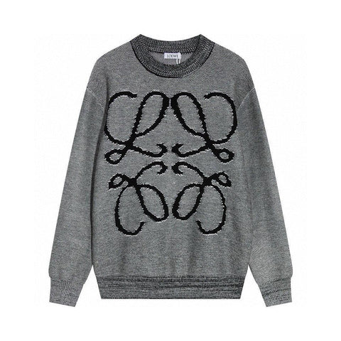 LOEWE Anagram Wool Sweater Grey/Black - Banlieue91